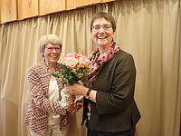 Pfarrerin Barbara Stoll-Grosshans und Bärbel Dahlhaus